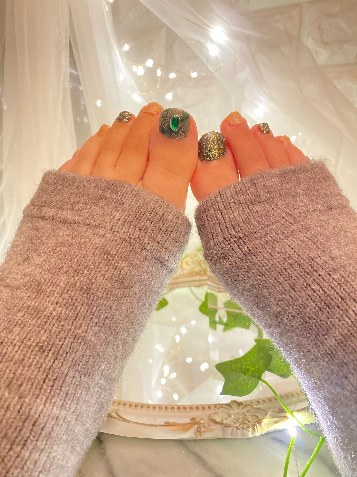 おやすみシリーズ OSUYA 裏起毛靴下/グラト/暖かい靴下を使ったクチコミ（3枚目）