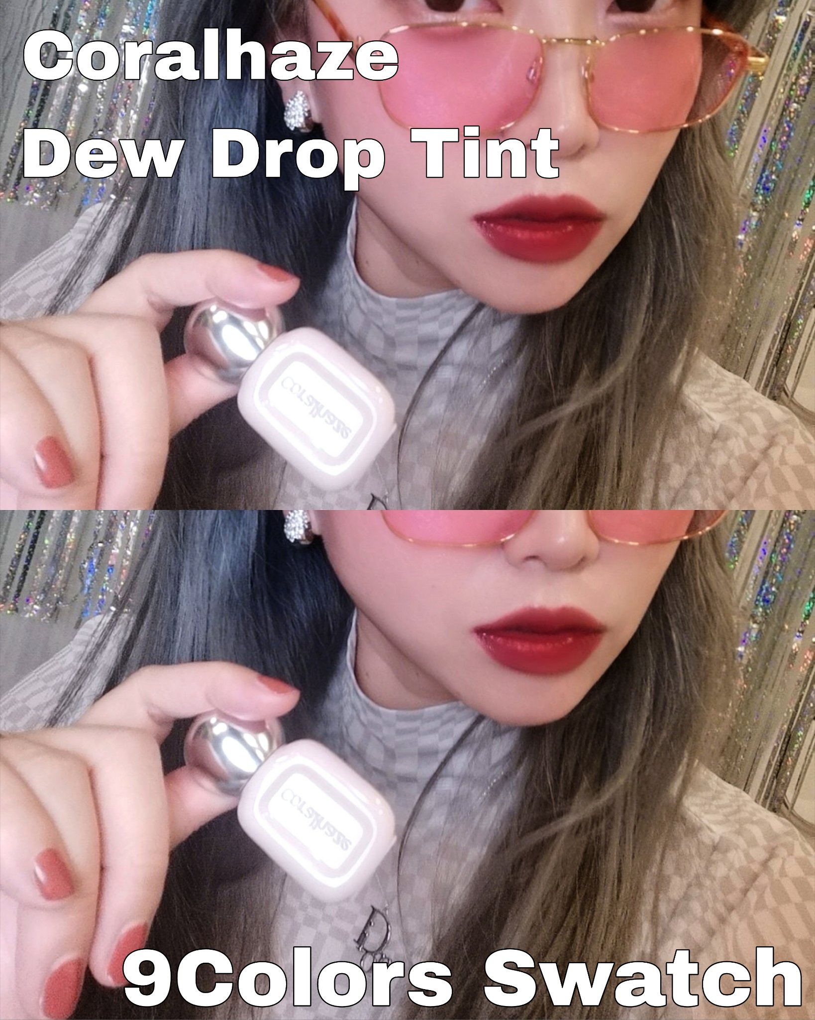 デュー ドロップ ティント/Coralhaze/リップティントを使ったクチコミ（1枚目）