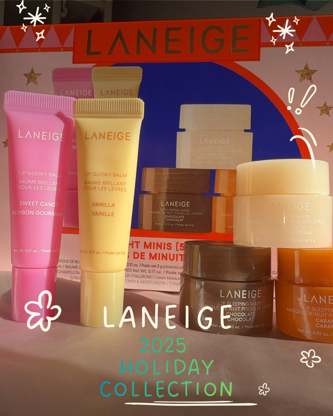 


@laneige_jp

大人気LANEIGEの
HOLIDAY COLLECTION❄️🤍

リップスリーピングマスク 
ミッドナイトミニズ N✴️


がんばった自分へのご褒美に🎁

このスペシャル感が
すっごくかわいい💫�