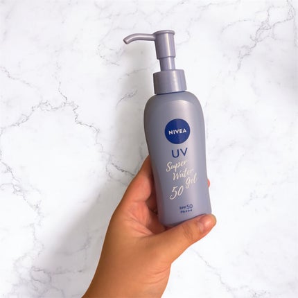 ニベアUV ウォータージェル SPF50 本体(ポンプ) 140g/ニベア/日焼け止めジェルの画像