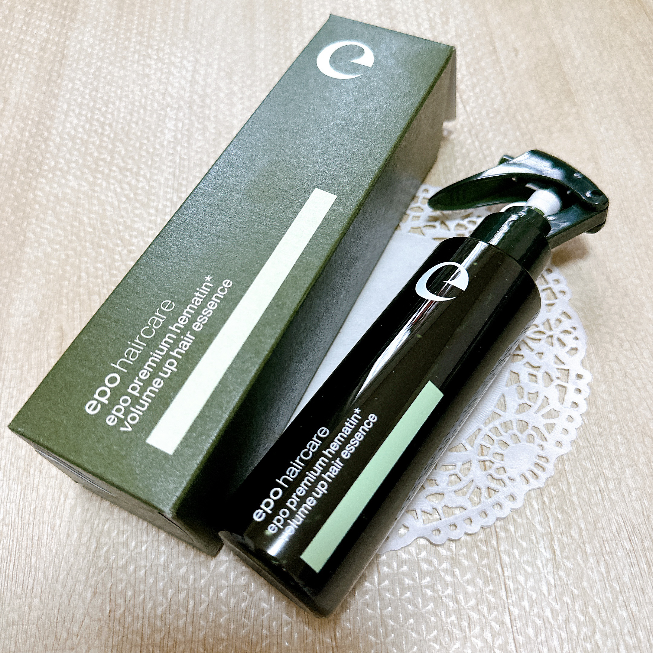 エポプレミアムヘマチン/epo/洗い流すヘアトリートメントを使ったクチコミ（2枚目）