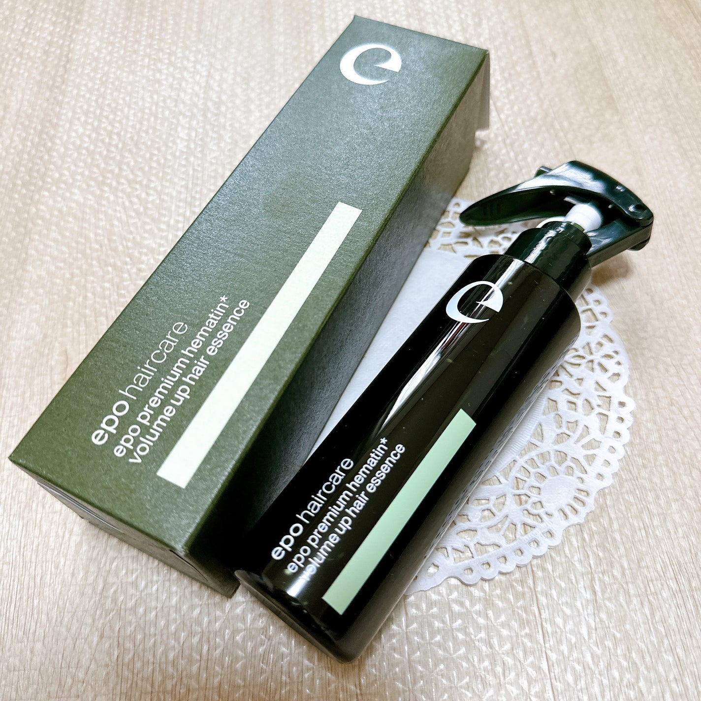 エポプレミアムヘマチン/epo/洗い流すヘアトリートメントを使ったクチコミ(2枚目)