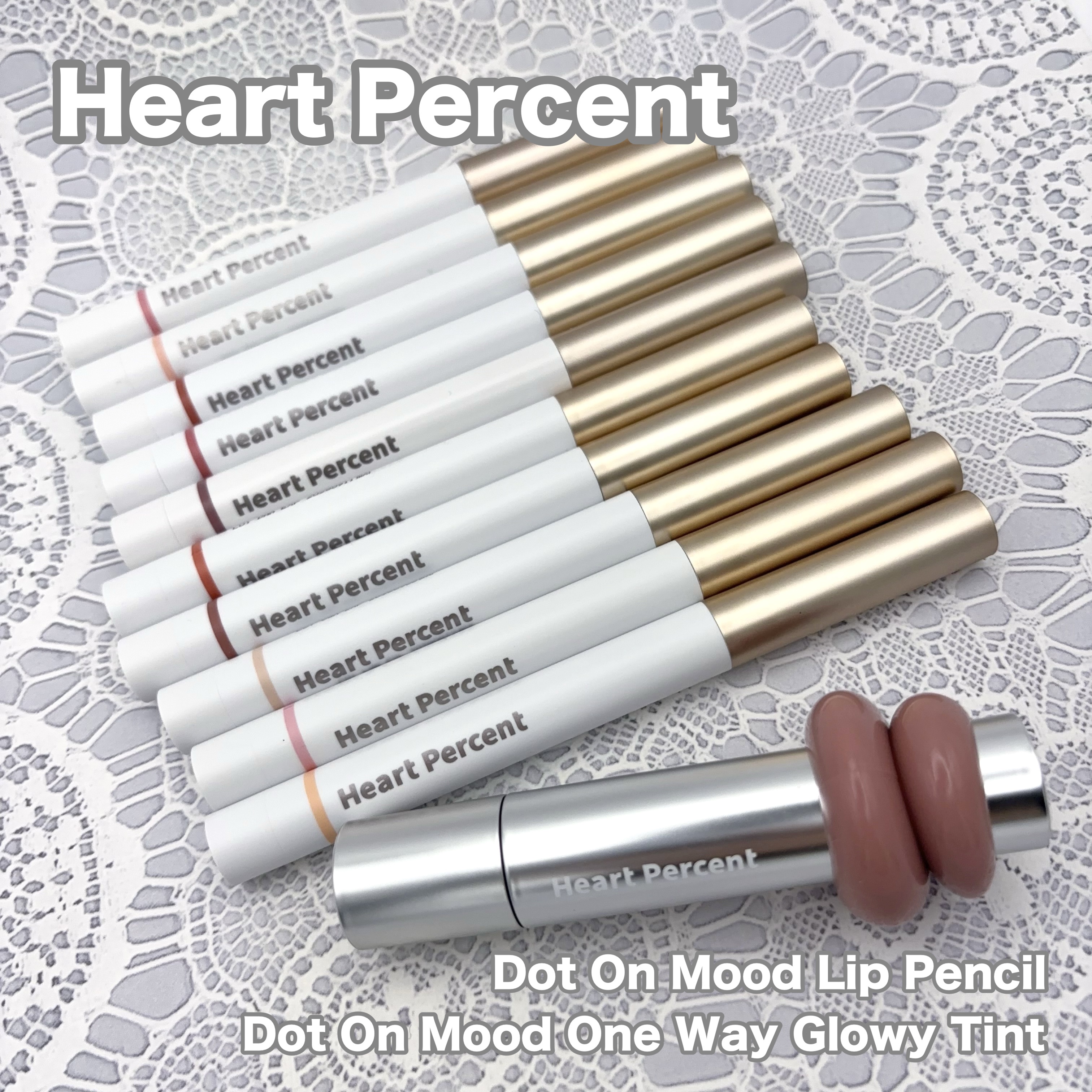 ドットオンムードリップペンシル/Heart Percent/リップライナーを使ったクチコミ（1枚目）