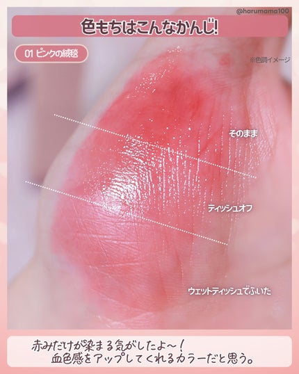 frunflynn シャインユー グロウティント 01 ピンクの絨毯/frunflynn/リップティントの画像