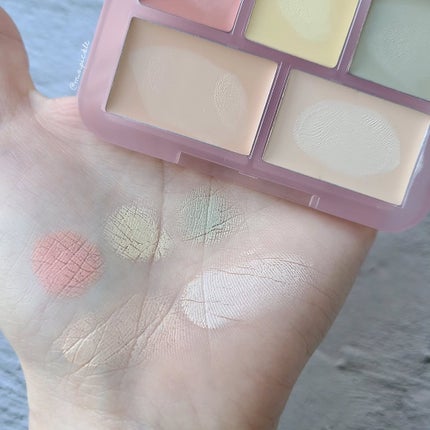 コンシールブレンダーパレット/LUNA/パレットコンシーラーを使ったクチコミ(3枚目)