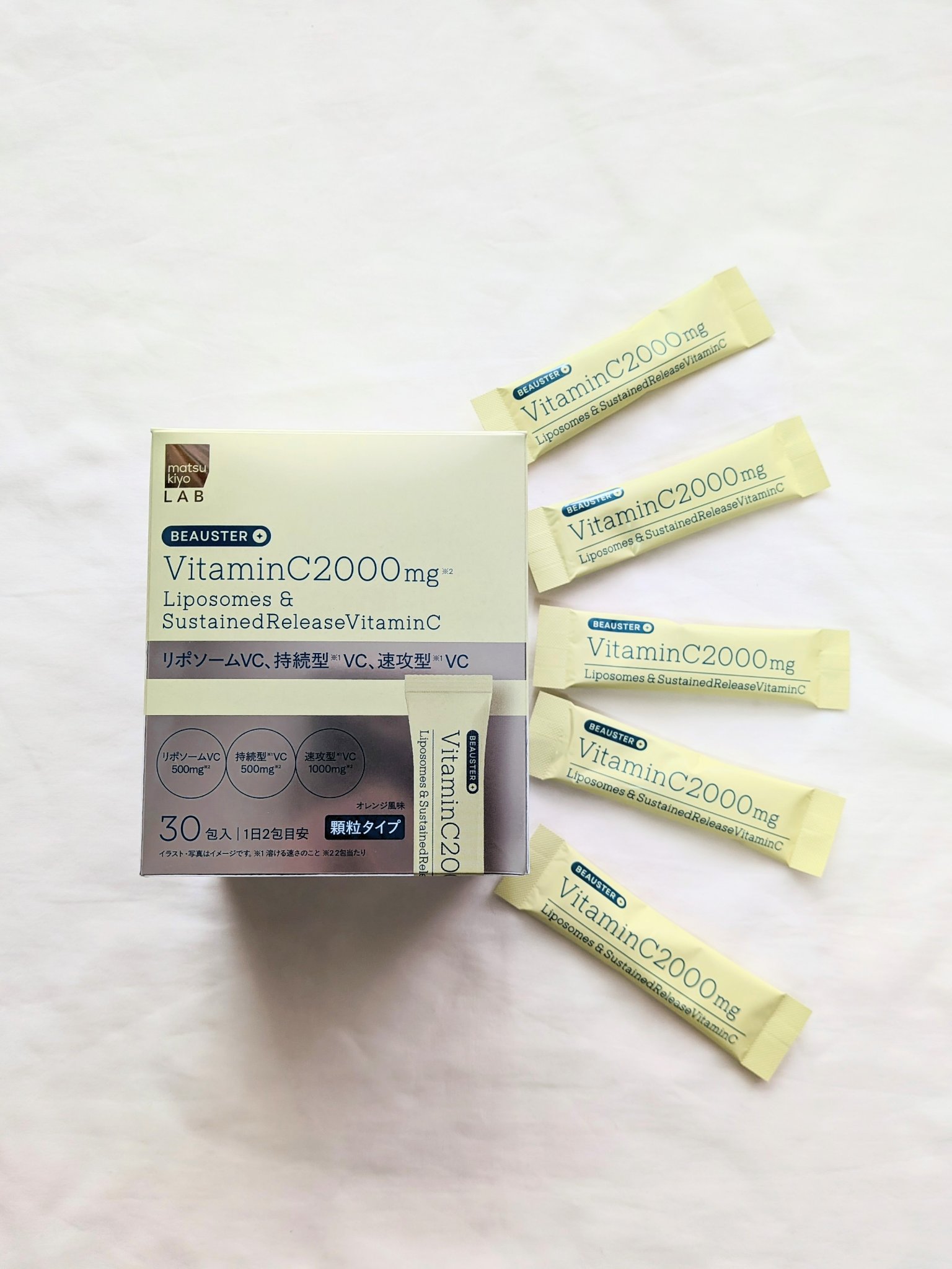 リポソーム＋持続型ビタミンC顆粒/matsukiyo LAB/美容サプリメントを使ったクチコミ（2枚目）