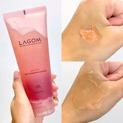 レディートックス ジェルトゥウォータークレンザー/LAGOM /洗顔フォームを使ったクチコミ(1枚目)