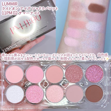 ライトオンアイズシャドウパレット/ルミル/アイシャドウパレットを使ったクチコミ(2枚目)