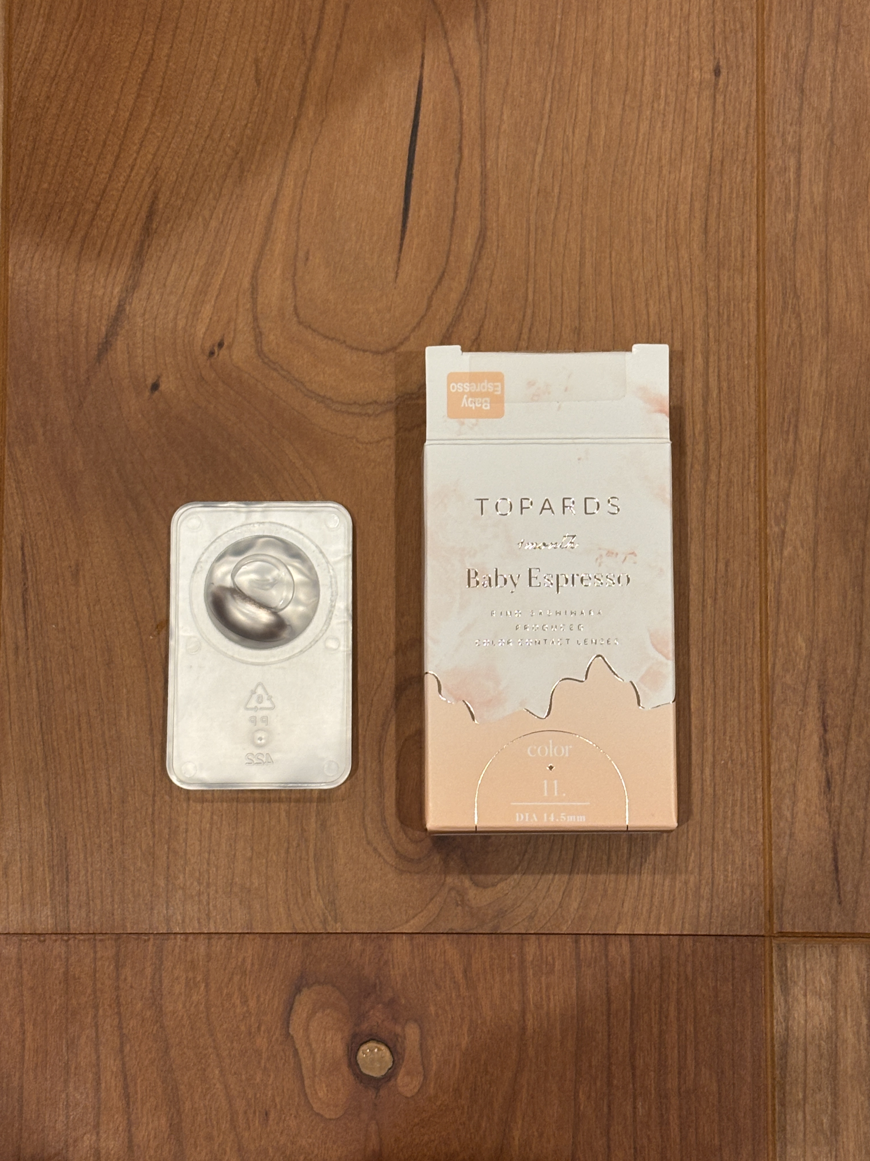 TOPARDS 1month ベイビーエスプレッソ/TOPARDS/１ヶ月（１MONTH）カラコンを使ったクチコミ（1枚目）