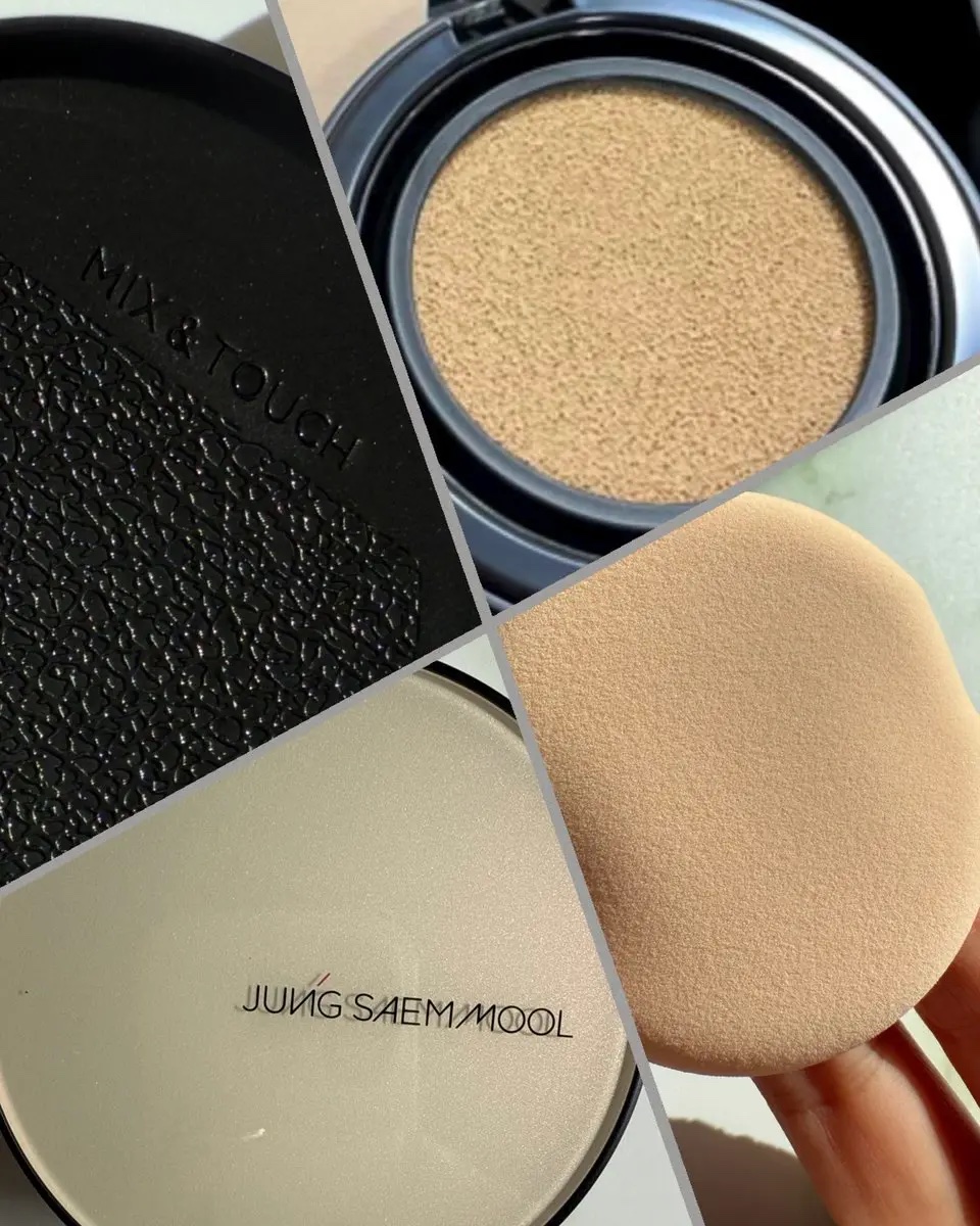 エッセンシャル スキン ヌーダー クッション/JUNG SAEM MOOL/クッションファンデーションを使ったクチコミ（2枚目）