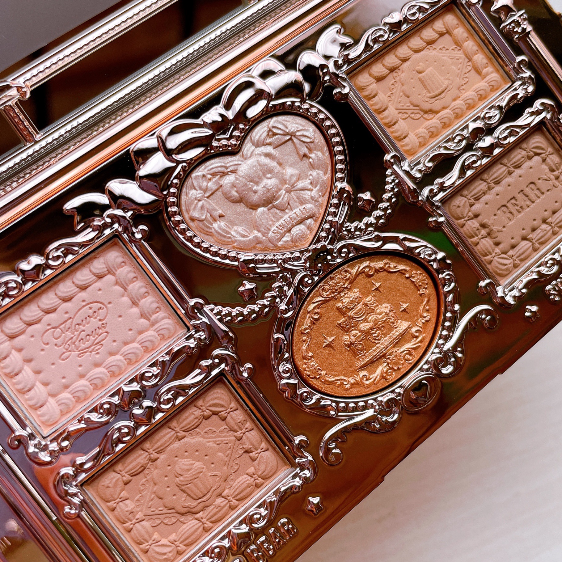 スウィーティーベア コレクション アイシャドウパレット/FlowerKnows/アイシャドウパレットを使ったクチコミ（2枚目）