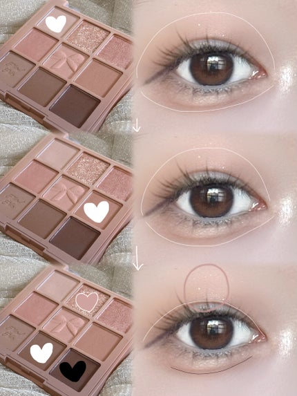 シャドウパレット/dasique/アイシャドウパレットを使ったクチコミ(2枚目)