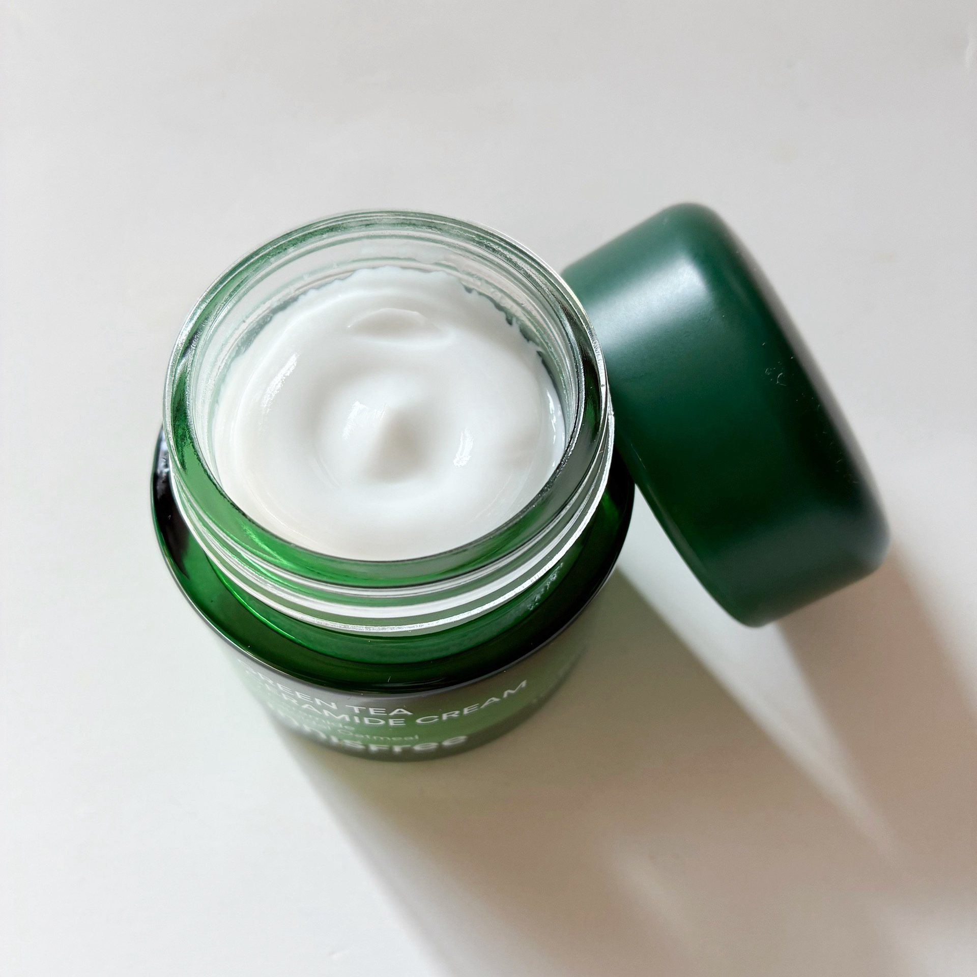 グリーンティー セラミド バリア クリーム​/innisfree/フェイスクリームを使ったクチコミ（3枚目）