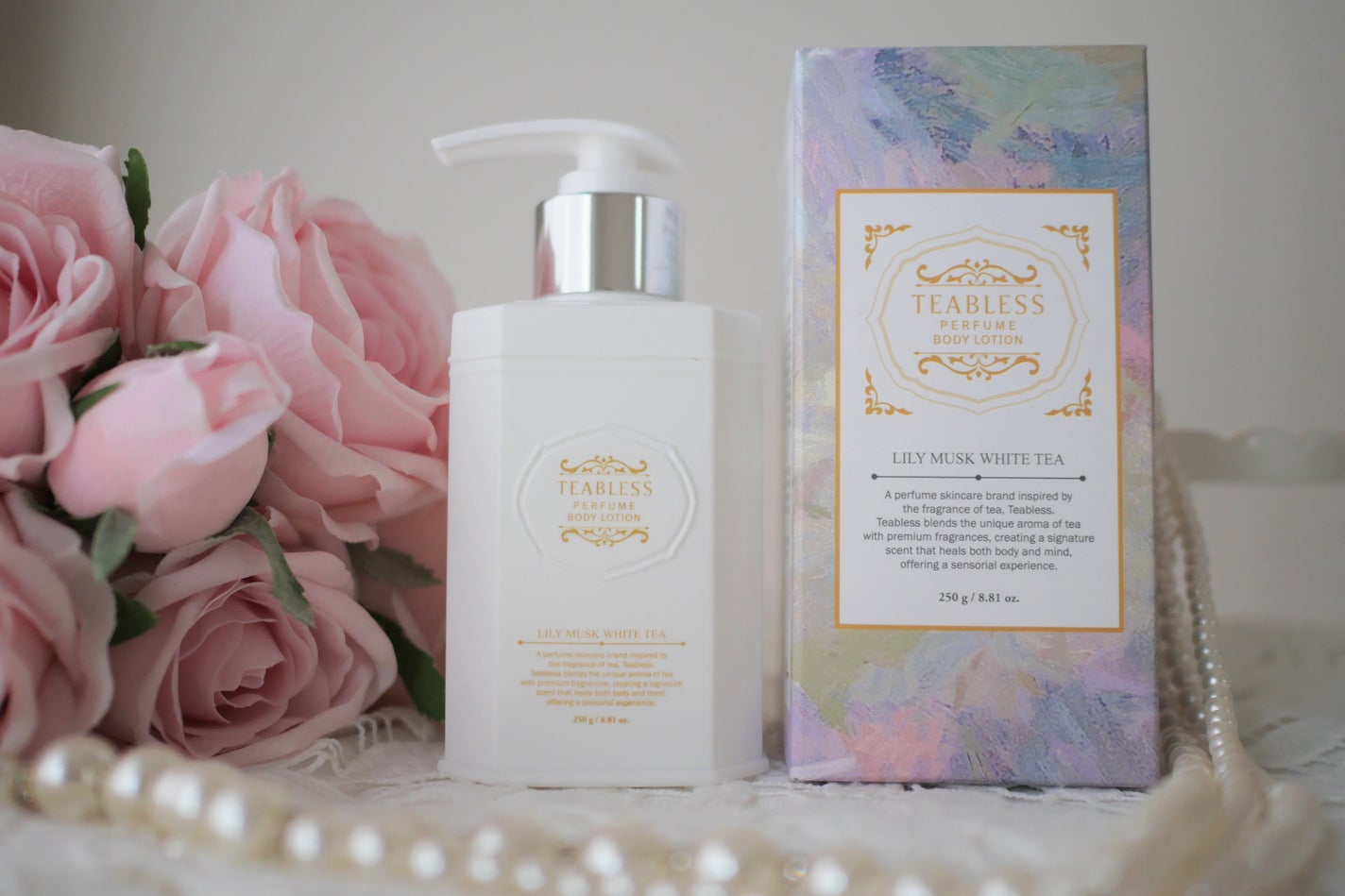 パフュームボディローション リリィムスクホワイトティー/TEABLESS/ボディローションを使ったクチコミ(7枚目)