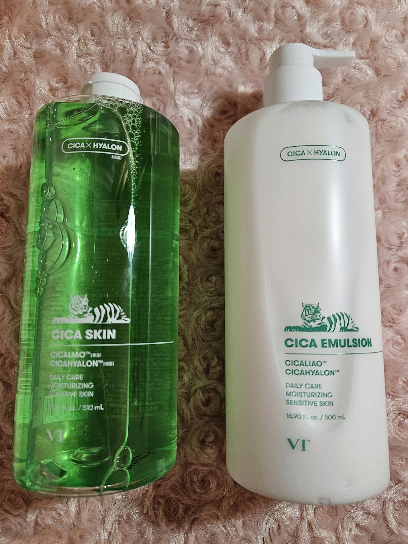 CICA 大容量 スキン&エマルジョン セット/VT/化粧水を使ったクチコミ(1枚目)
