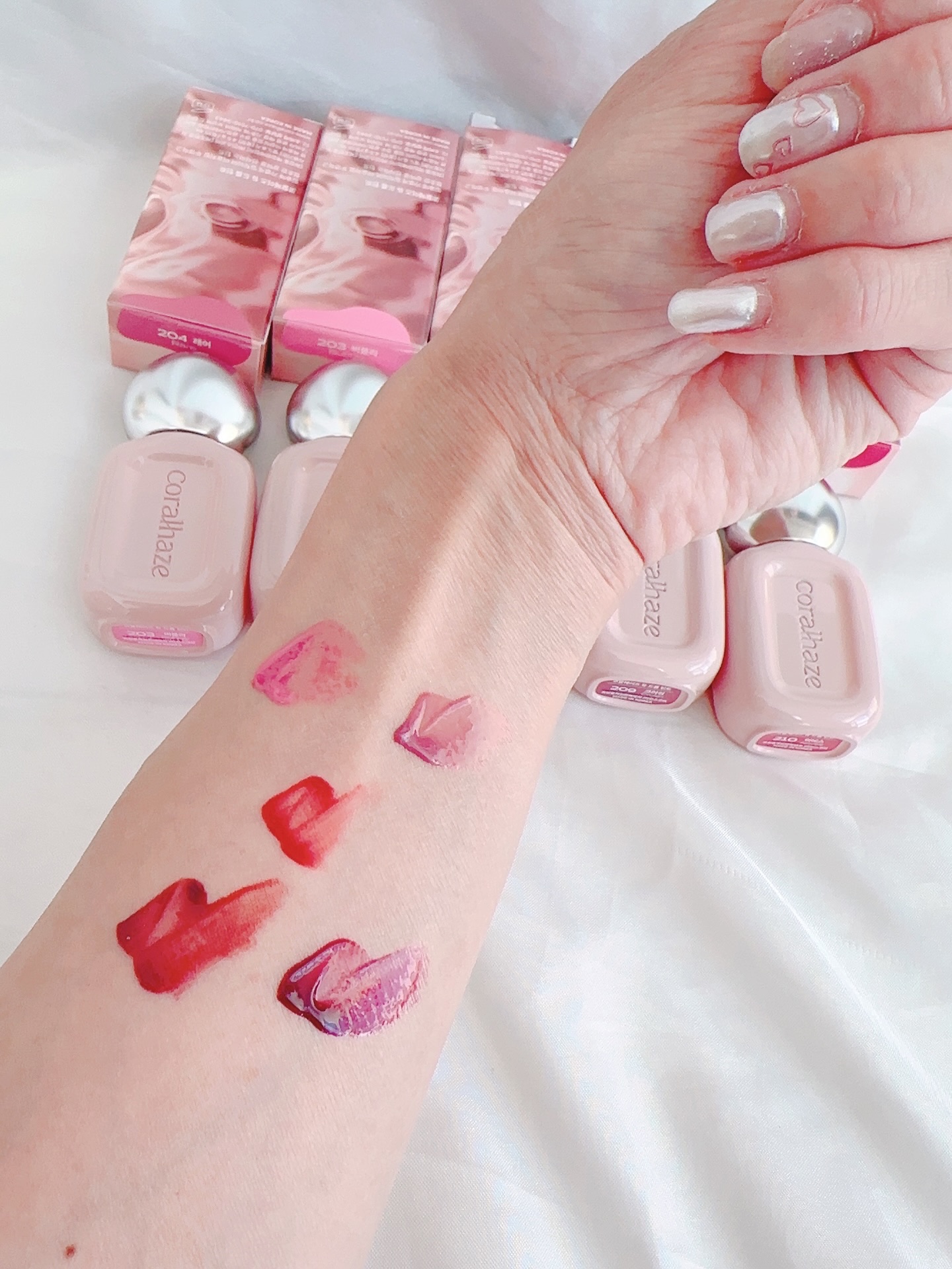 デュー ドロップ ティント/Coralhaze/リップティントを使ったクチコミ（2枚目）