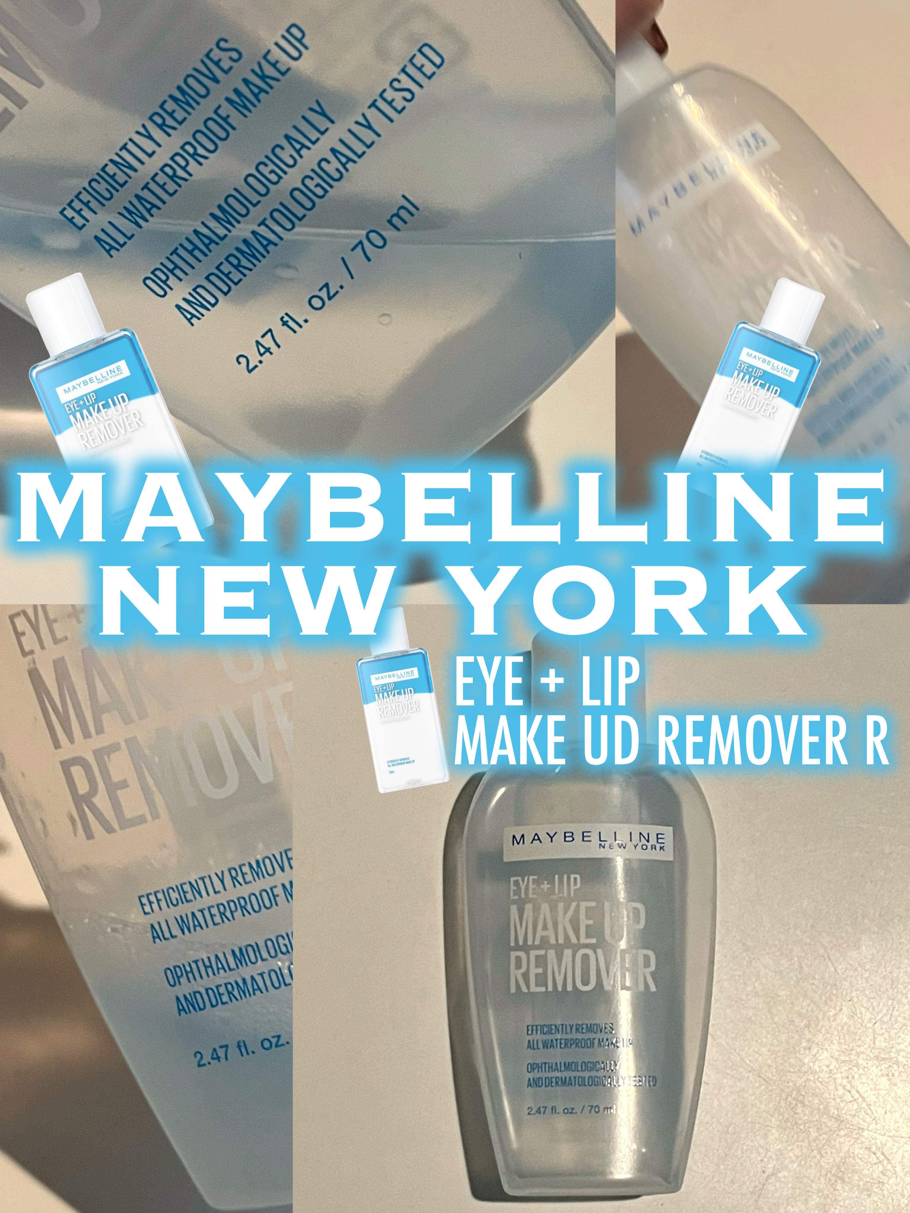 MAYBELLINE NEW YORK アイ＋リップ メイクアップリムーバー Rのクチコミ「🩵するんとオフ🩵

MAYBELLINE NEW YORK
アイ＋リップ メイクアップリムーバ.....」（1枚目）