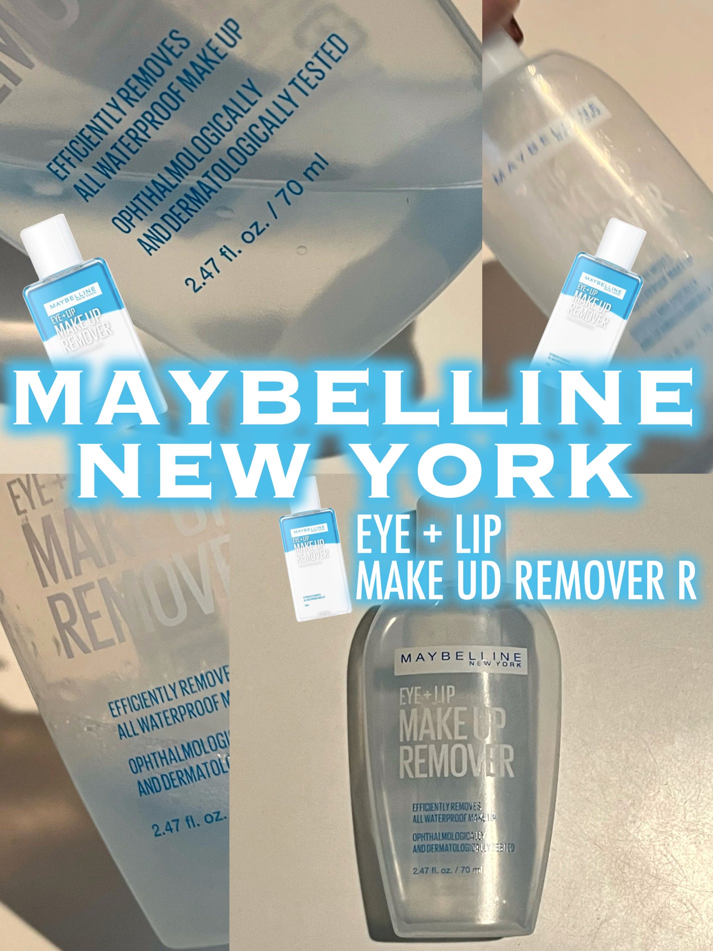 アイ+リップ メイクアップリムーバー R/MAYBELLINE NEW YORK/ポイントメイクリムーバーを使ったクチコミ(1枚目)