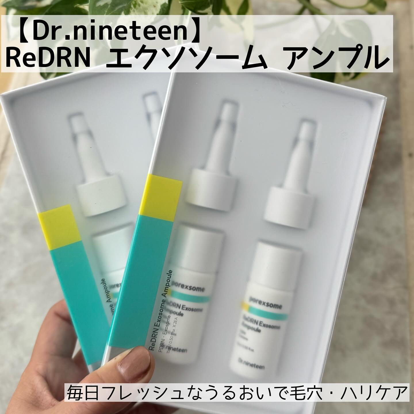ReDRNエクソソームアンプル/Dr.nineteen/美容液を使ったクチコミ（1枚目）