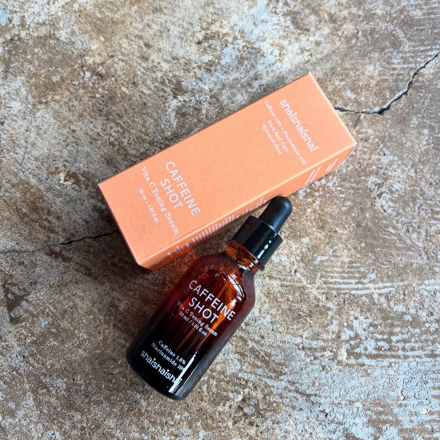 カフェインショット ビタC トーニングセラム/shaishaishai/美容液を使ったクチコミ(2枚目)