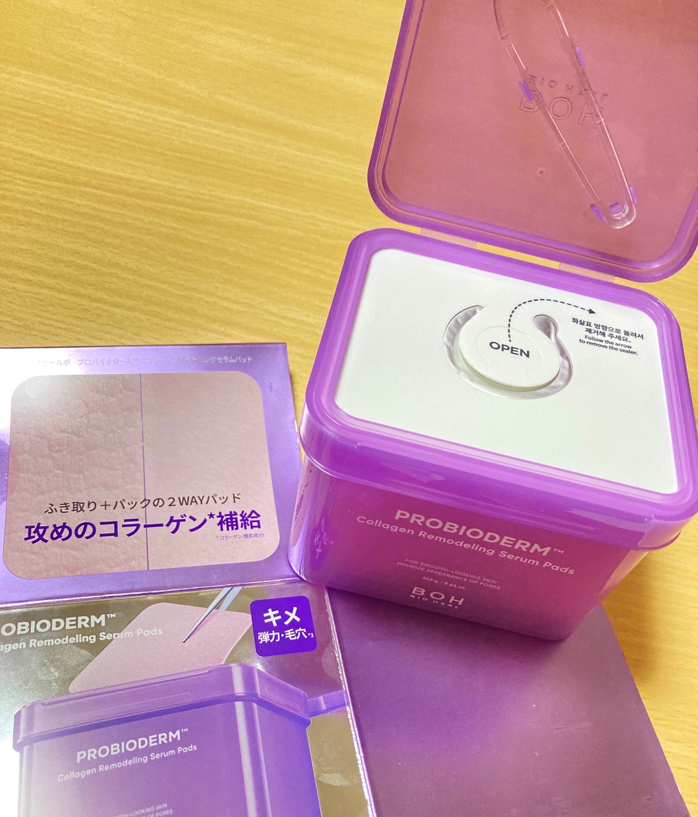 プロバイオダーム™ コラーゲンリモデリングセラムパッド/BIOHEAL BOH/シートマスク・パックを使ったクチコミ(1枚目)