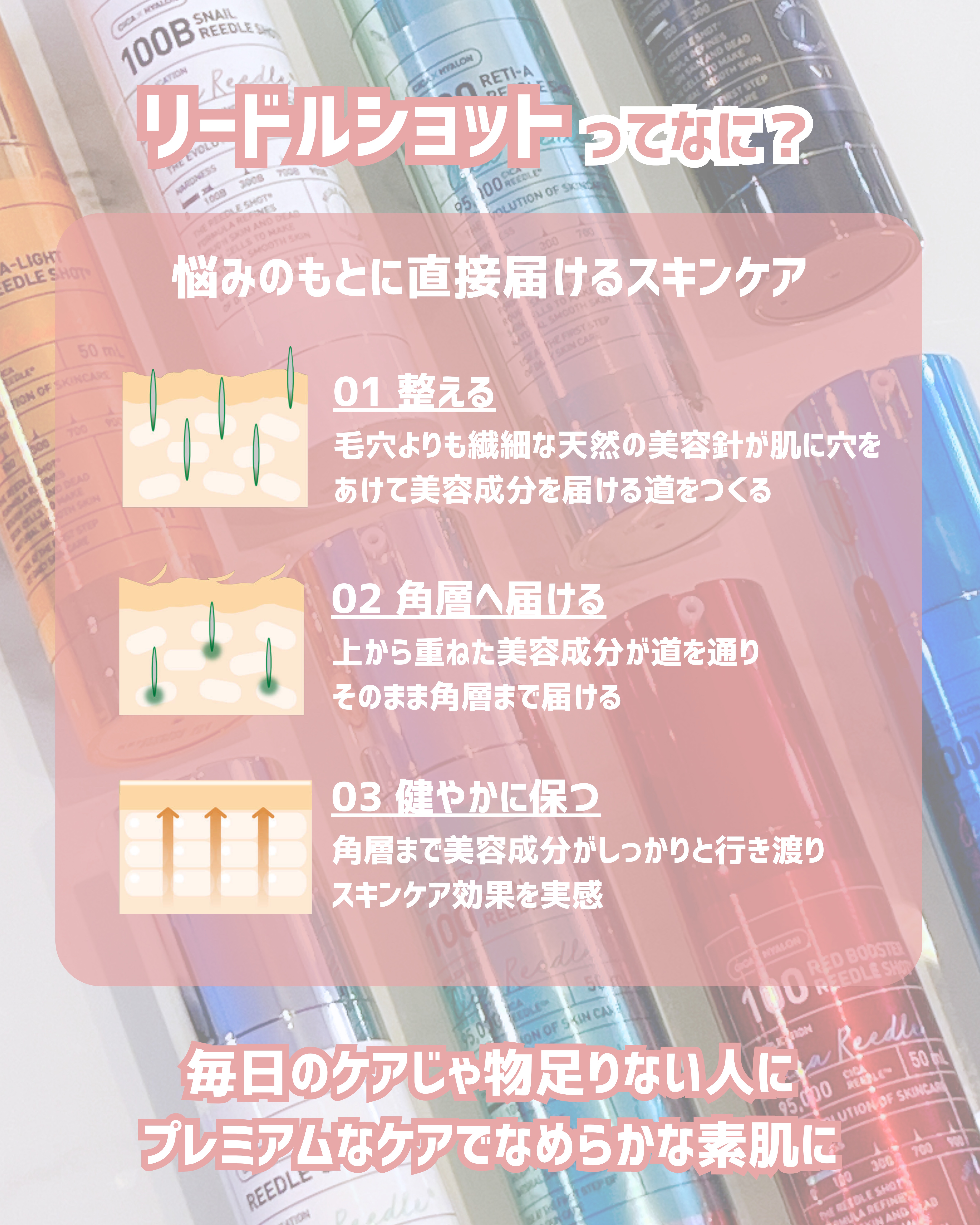 リードルショット100/VT/美容液を使ったクチコミ（2枚目）