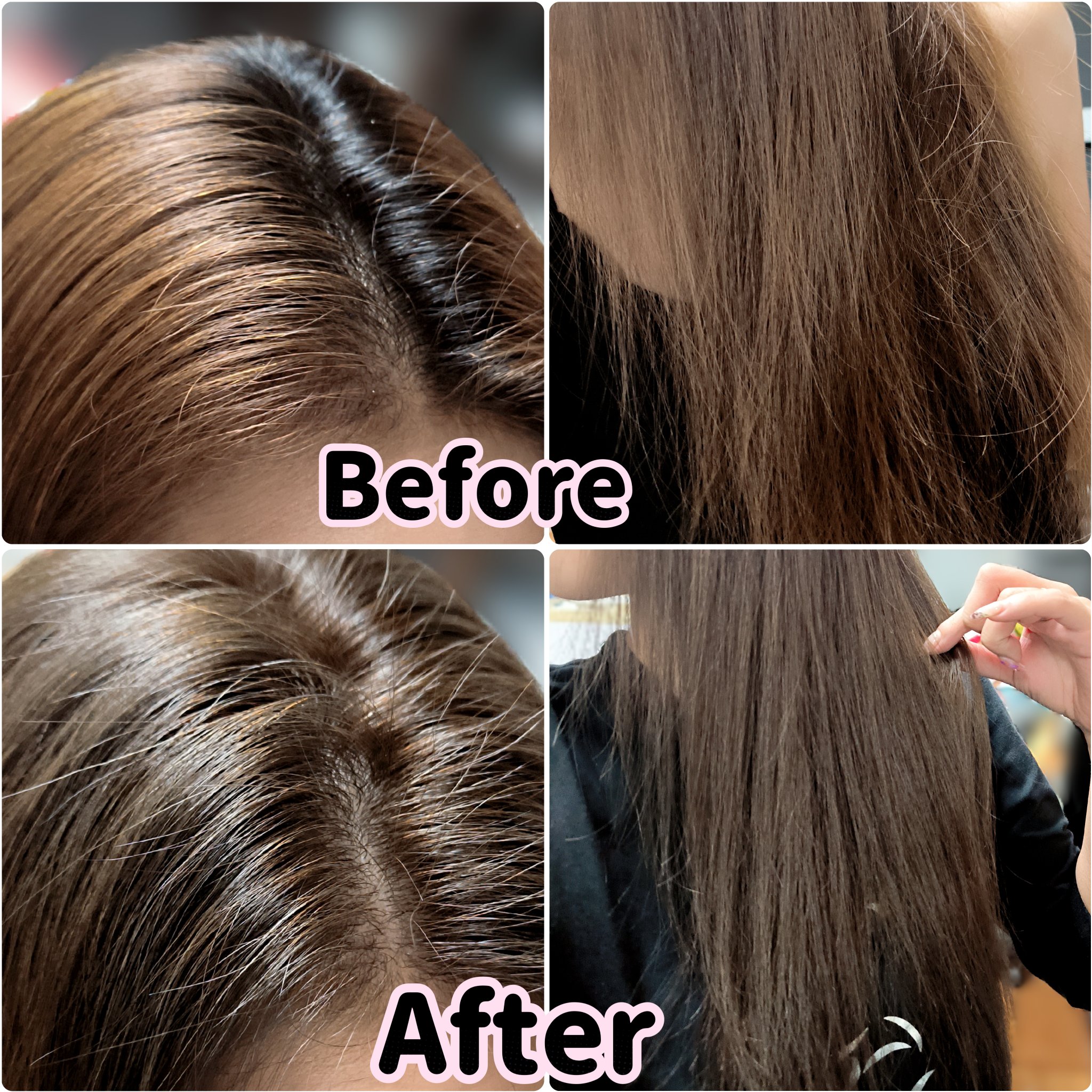 カラーリングミルク/パルティ/ヘアカラーを使ったクチコミ（3枚目）