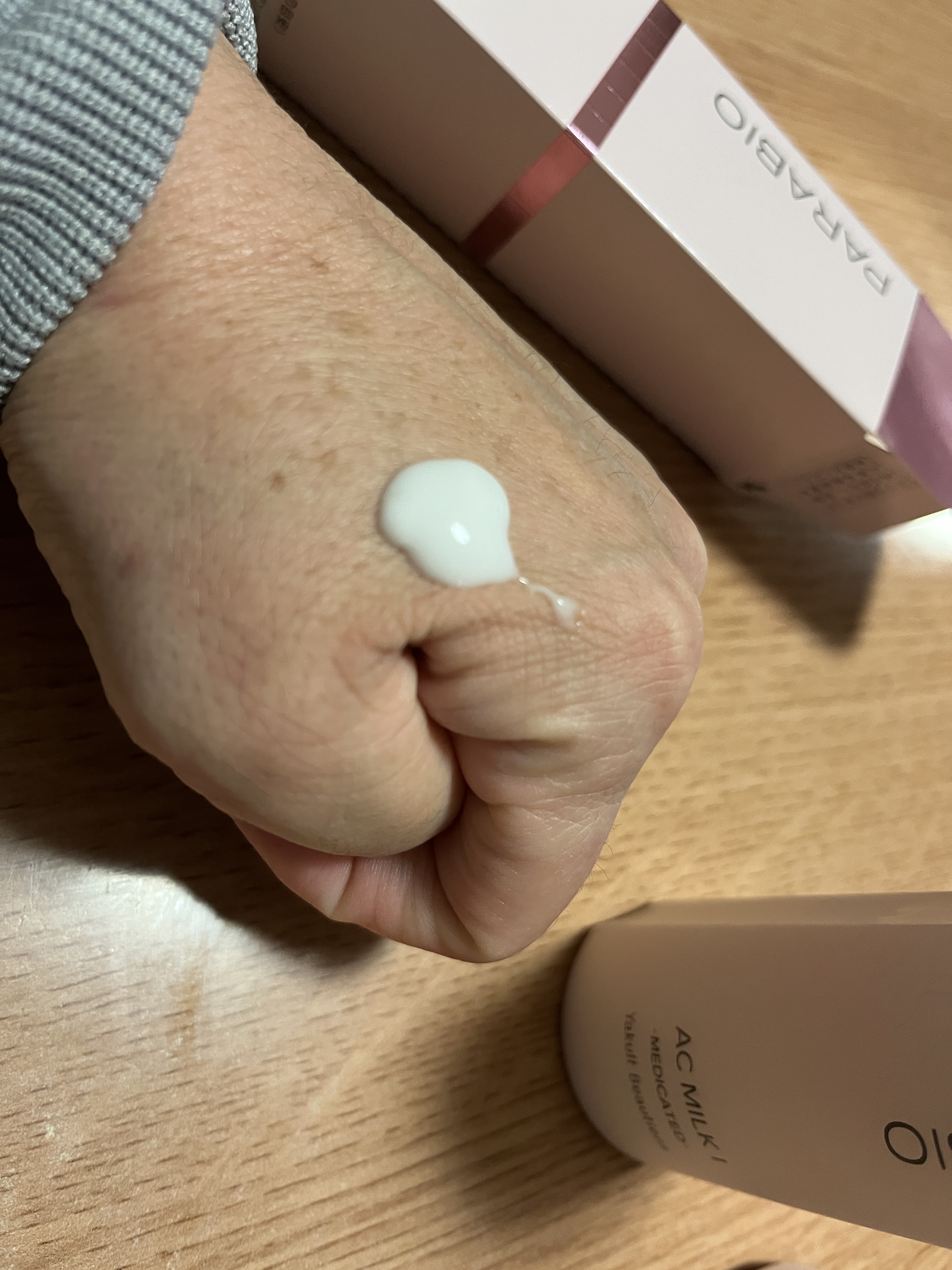 ACミルクI(モイスチュア)/パラビオ/乳液を使ったクチコミ（3枚目）