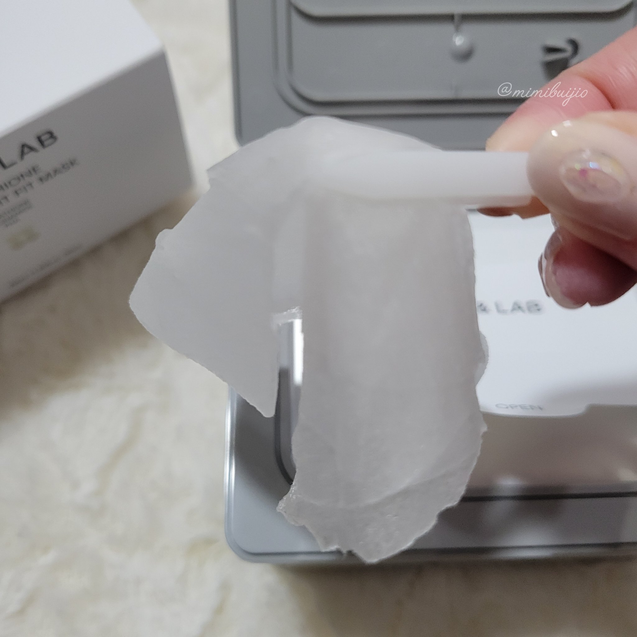 グルタチオンデイリーブライトフィットマスク/SKIN&LAB/シートマスク・パックを使ったクチコミ（2枚目）