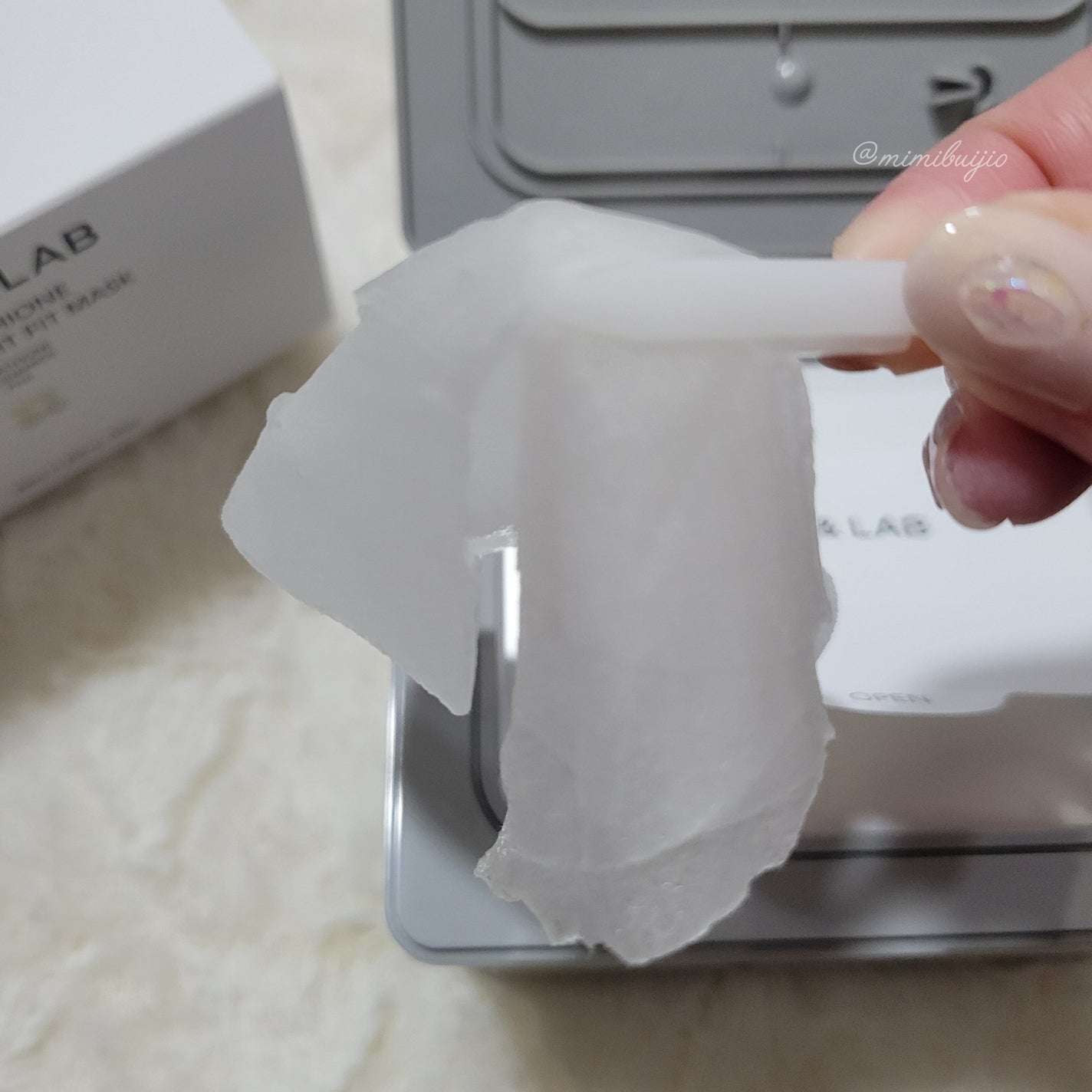 グルタチオンデイリーブライトフィットマスク/SKIN&LAB/シートマスク・パックを使ったクチコミ(2枚目)