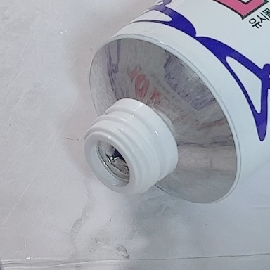 ホワイトパープル歯みがき ピーチフローラルミントの香り/EUTHYMOL/歯磨き粉を使ったクチコミ（2枚目）