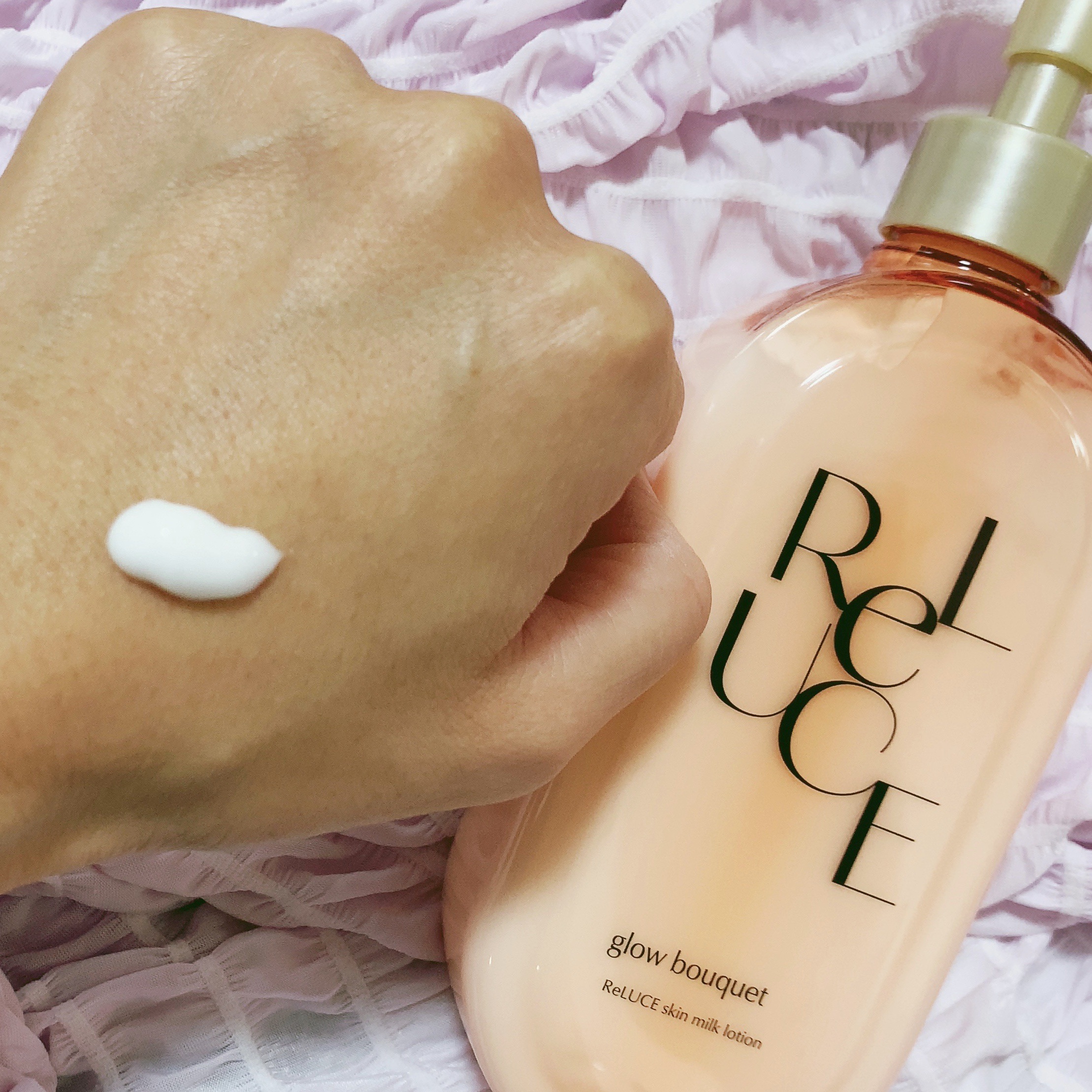 スキンミルクローション グロウブーケの香り/ReLUCE/ボディローションを使ったクチコミ（2枚目）