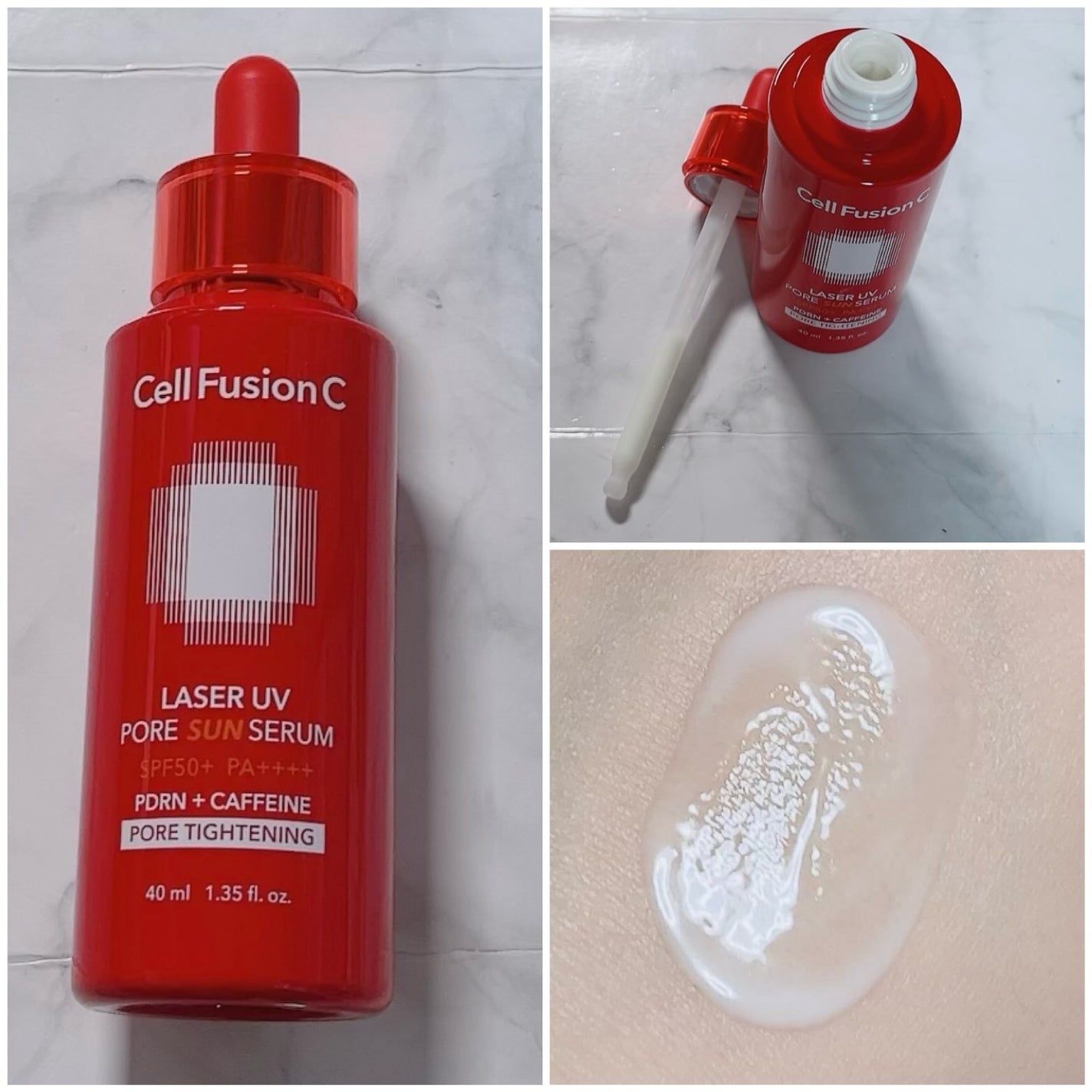 Cell Fusion C レーザーUVポアサンセラム/Cell Fusion C(セルフュージョンシー)/日焼け止めローションを使ったクチコミ(2枚目)