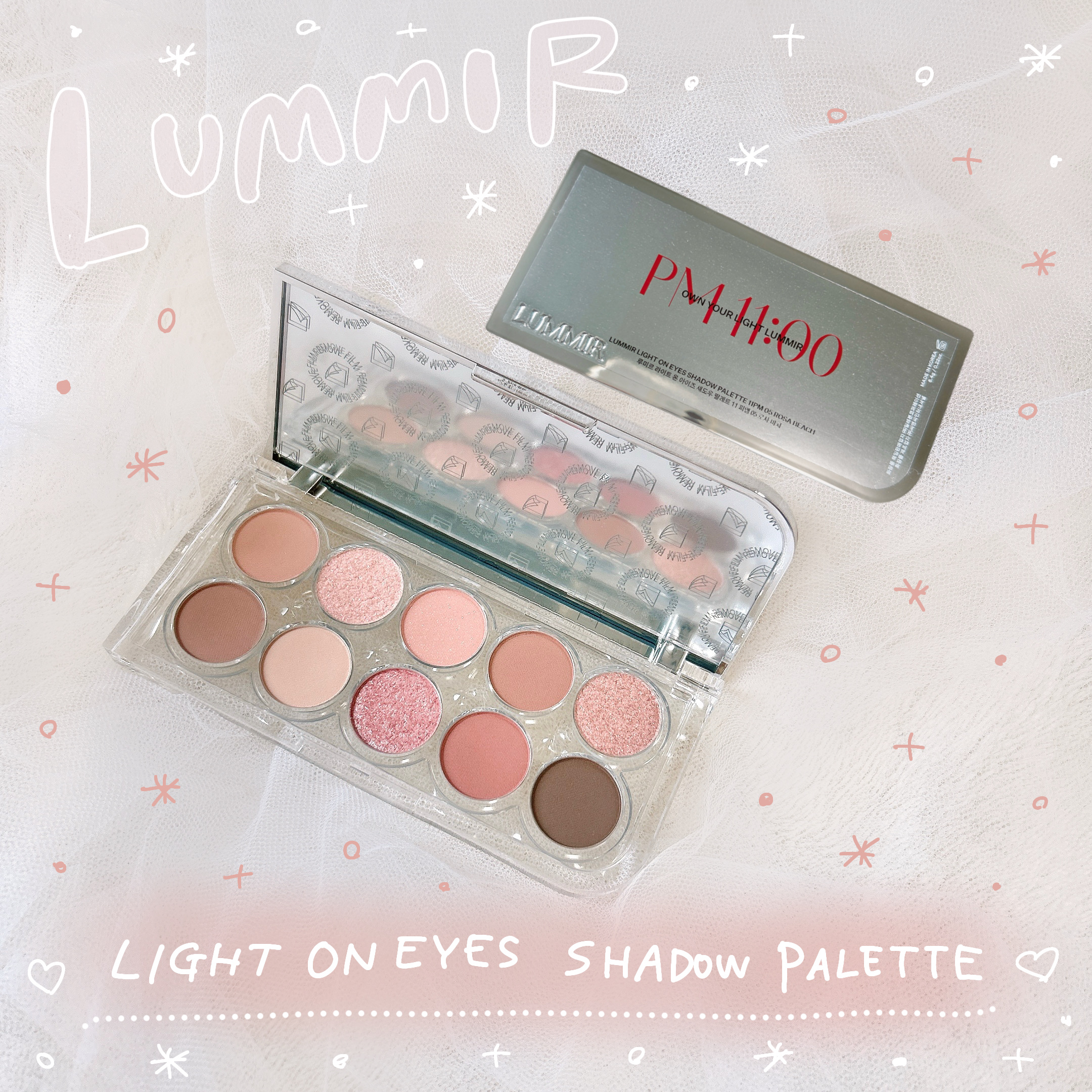 ライトオンアイズシャドウパレット/ルミル/アイシャドウパレットを使ったクチコミ（1枚目）