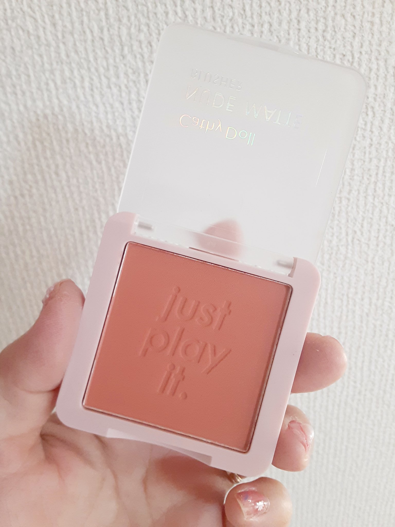 ヌードマットブラッシャー/CathyDoll/パウダーチークを使ったクチコミ（2枚目）