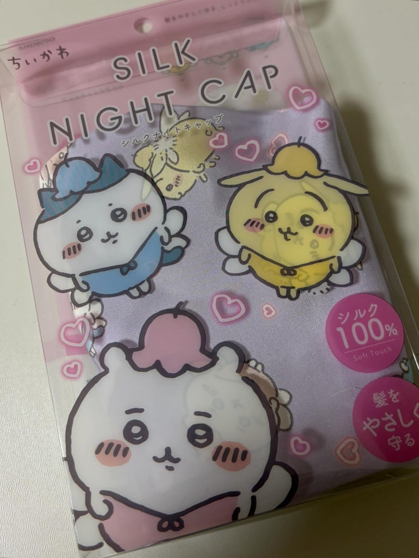 SILK NIGHT CAP/ちいかわ/ヘアケアグッズを使ったクチコミ(2枚目)