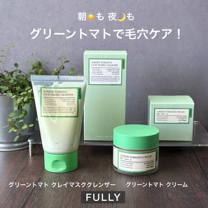 グリーントマトクレイマスククレンザー/FULLY/洗い流すパック・マスクを使ったクチコミ(1枚目)