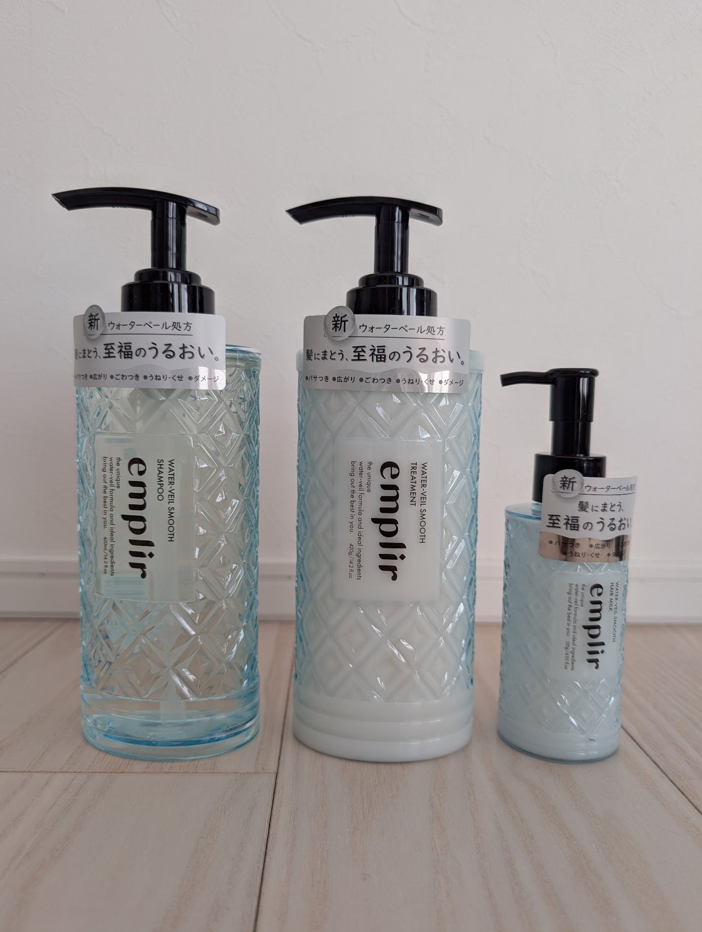 ウォーターベール スムース シャンプー/トリートメント/emplir/市販シャンプーを使ったクチコミ(1枚目)
