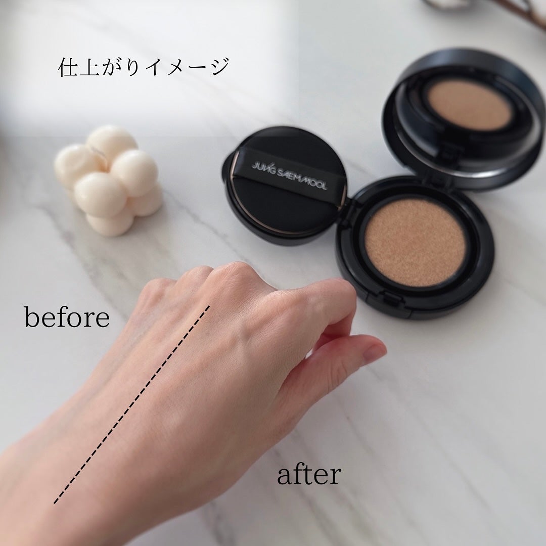 エッセンシャル スキン ヌーダー クッション/JUNG SAEM MOOL/クッションファンデーションを使ったクチコミ(5枚目)
