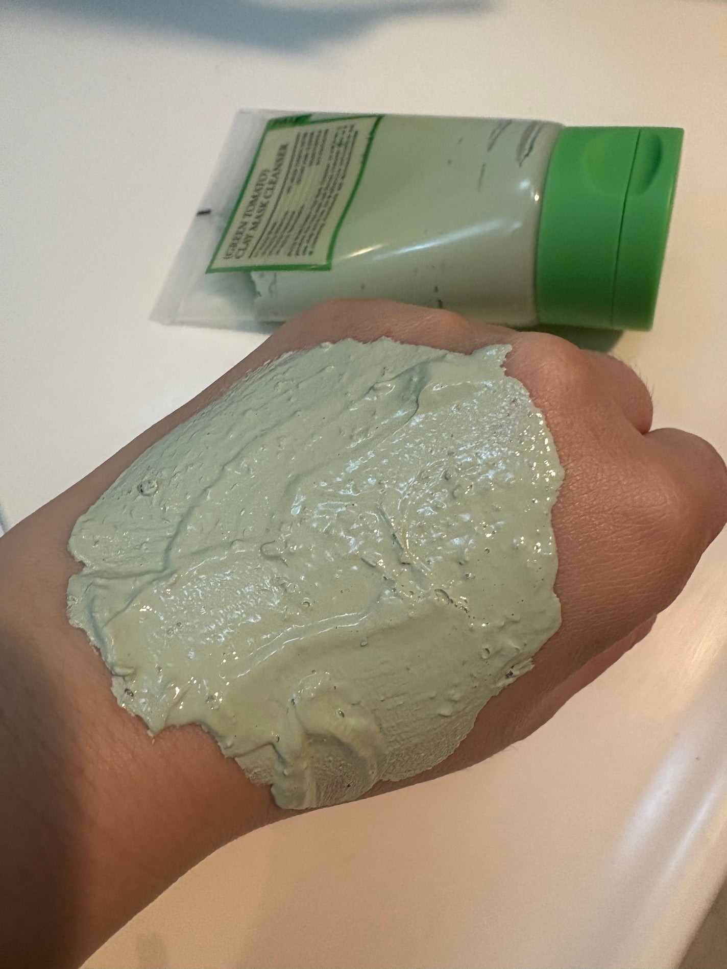 グリーントマトクレイマスククレンザー/FULLY/洗い流すパック・マスクを使ったクチコミ(4枚目)