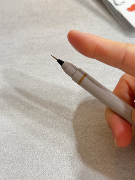 くれ竹 お化粧ふでぺん 眉毛用 毛筆極細/くれ竹 /リキッドアイブロウを使ったクチコミ(3枚目)