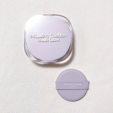 インクラスティングクッションメッシュグロウ/THE FACE SHOP/クッションファンデーションを使ったクチコミ(1枚目)
