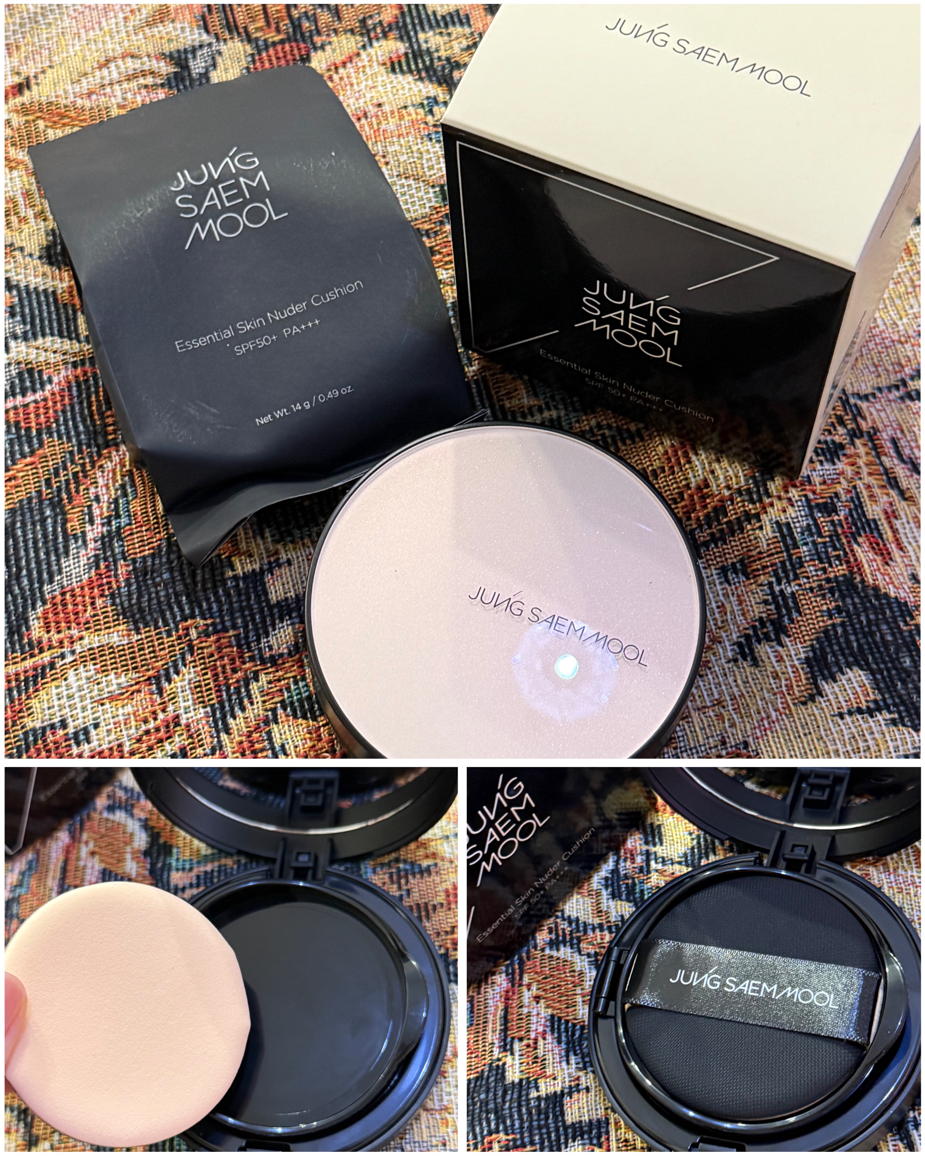 エッセンシャル スキン ヌーダー クッション/JUNG SAEM MOOL/クッションファンデーションを使ったクチコミ（3枚目）