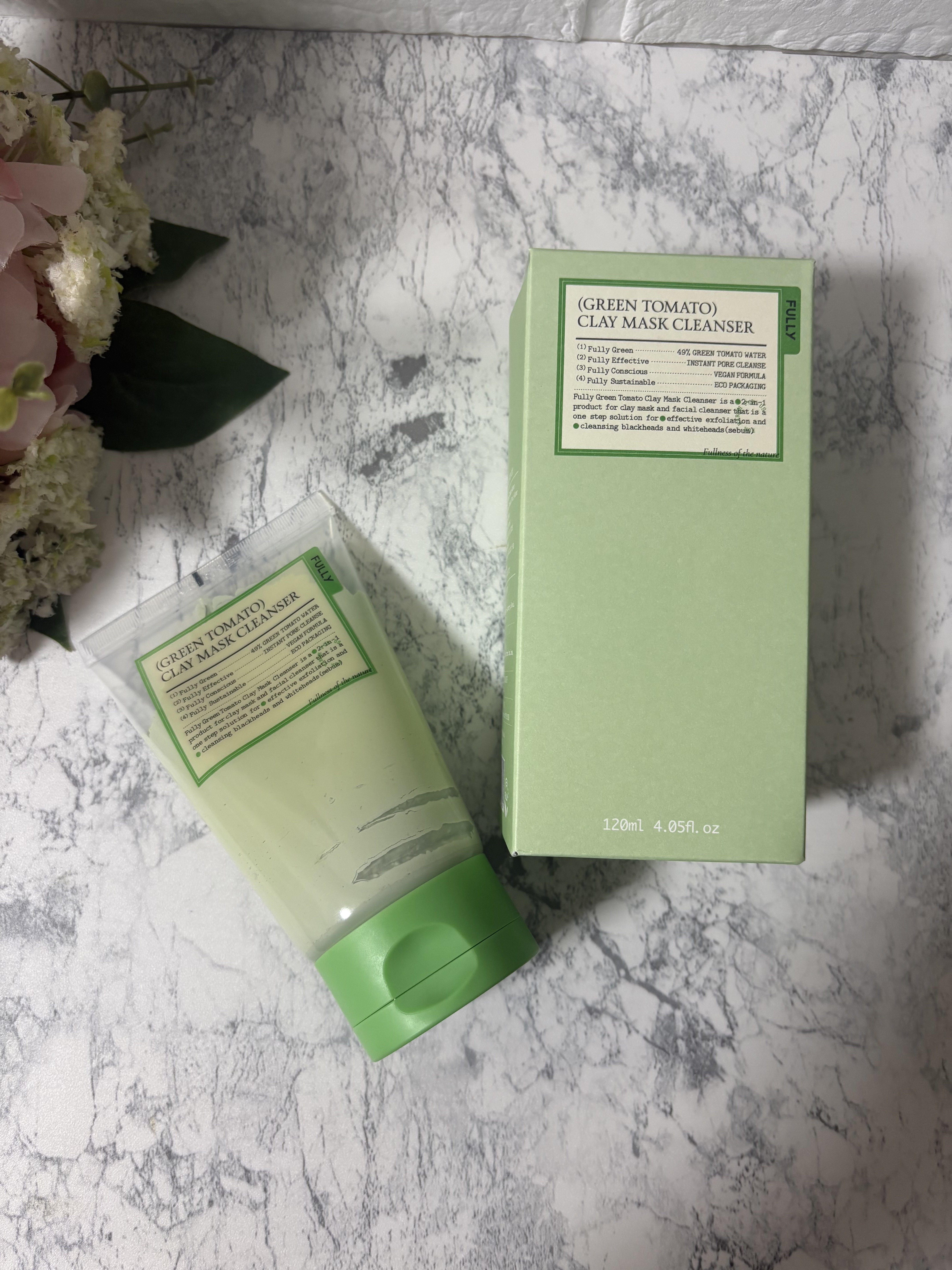 グリーントマトクレイマスククレンザー/FULLY/洗い流すパック・マスクを使ったクチコミ（1枚目）