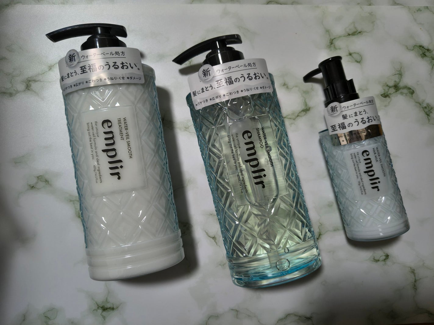 ウォーターベール スムース シャンプー/トリートメント/emplir/市販シャンプーを使ったクチコミ(1枚目)