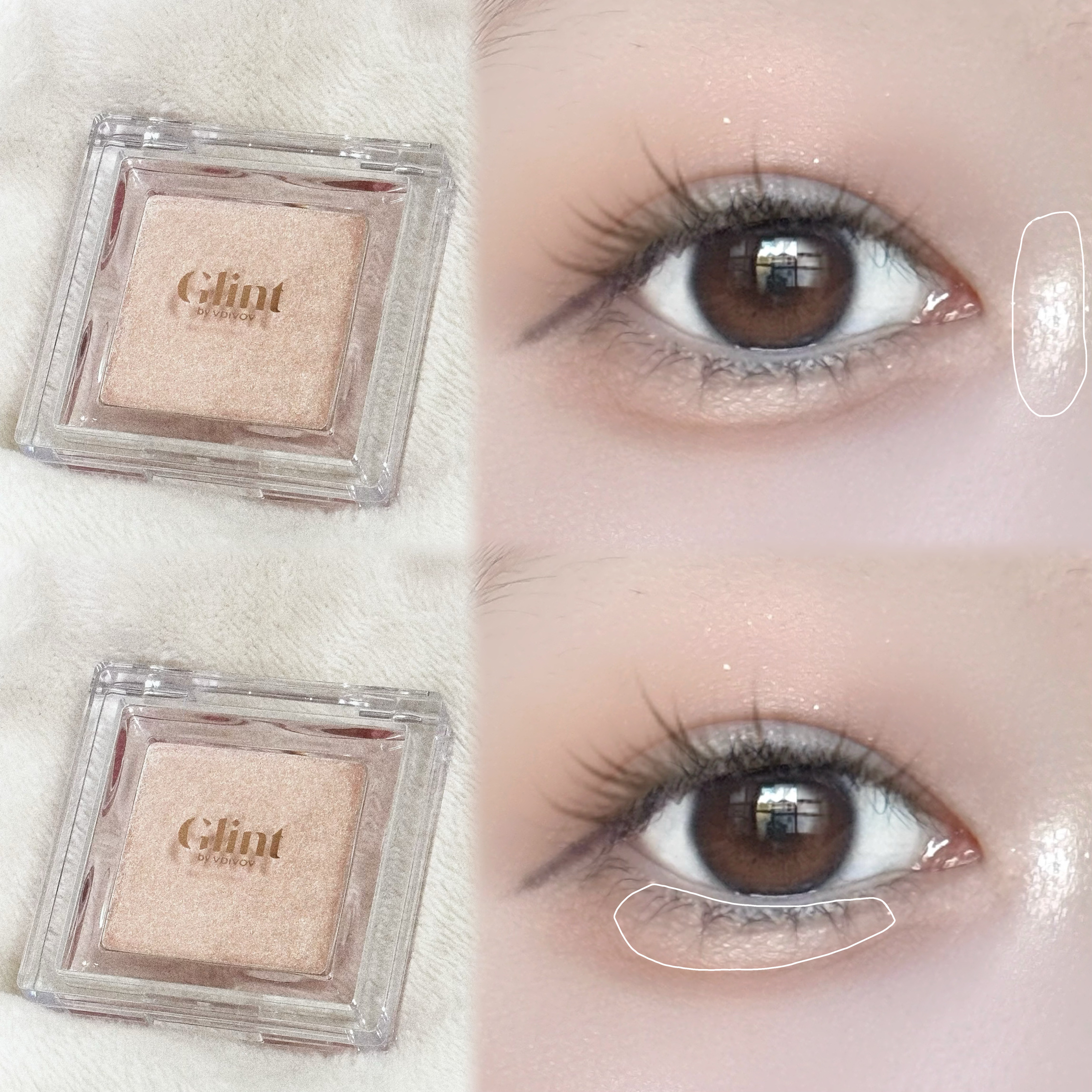 シャドウパレット/dasique/アイシャドウパレットを使ったクチコミ（3枚目）