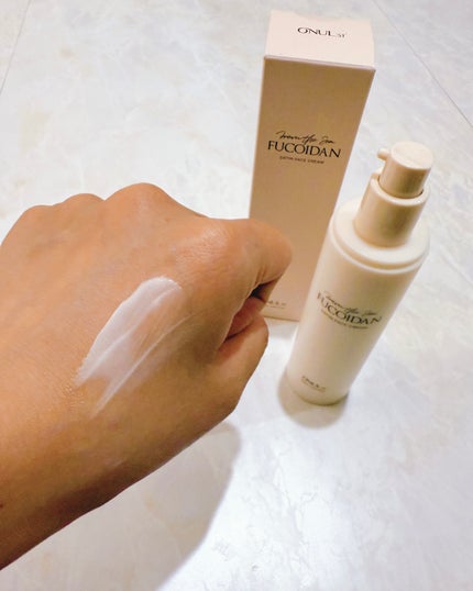 フコイダンサテンフェイスクリーム/ONUL31/フェイスクリームを使ったクチコミ(3枚目)