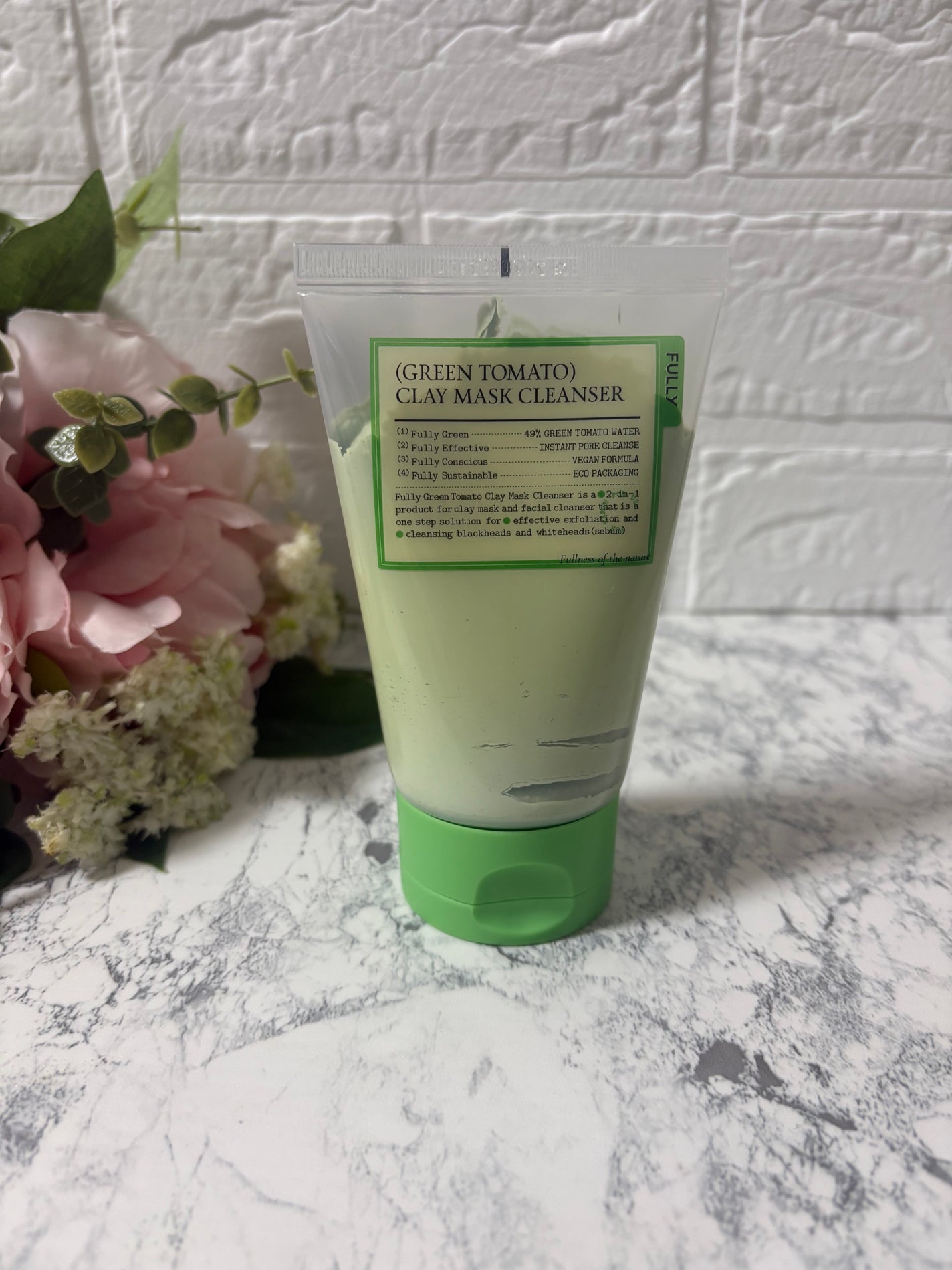グリーントマトクレイマスククレンザー/FULLY/洗い流すパック・マスクを使ったクチコミ(2枚目)