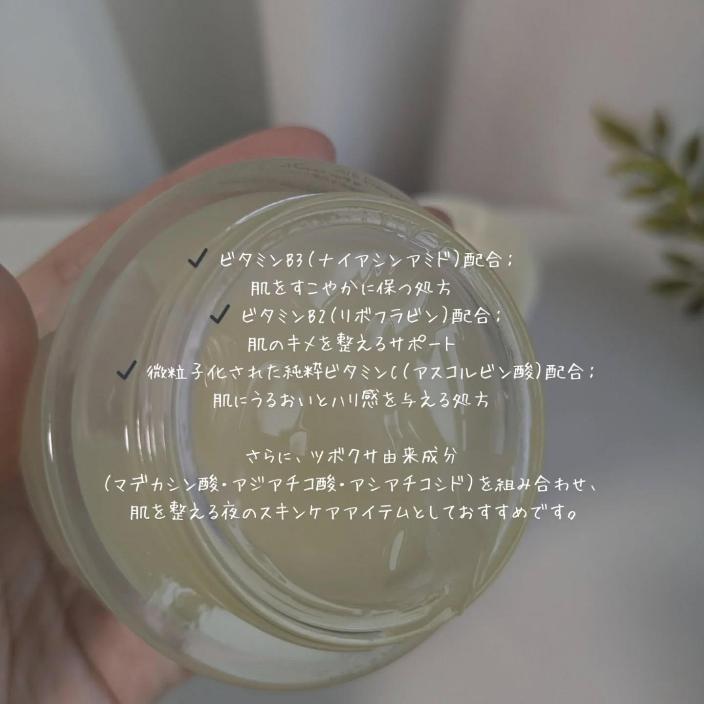 ビタ３プリンクリーム/オーズナリー/フェイスクリームを使ったクチコミ（2枚目）