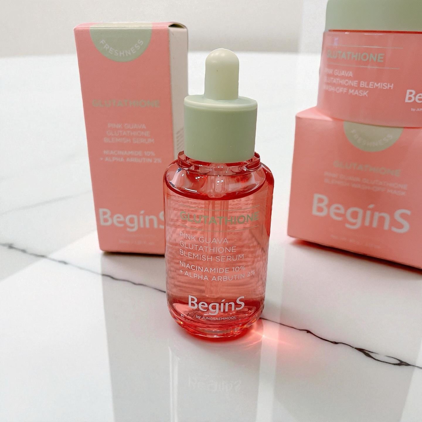 ビギンスバイジョンセンムルピンクGBセラム/BeginS by JUNGSAEMMOOL/美容液を使ったクチコミ（2枚目）
